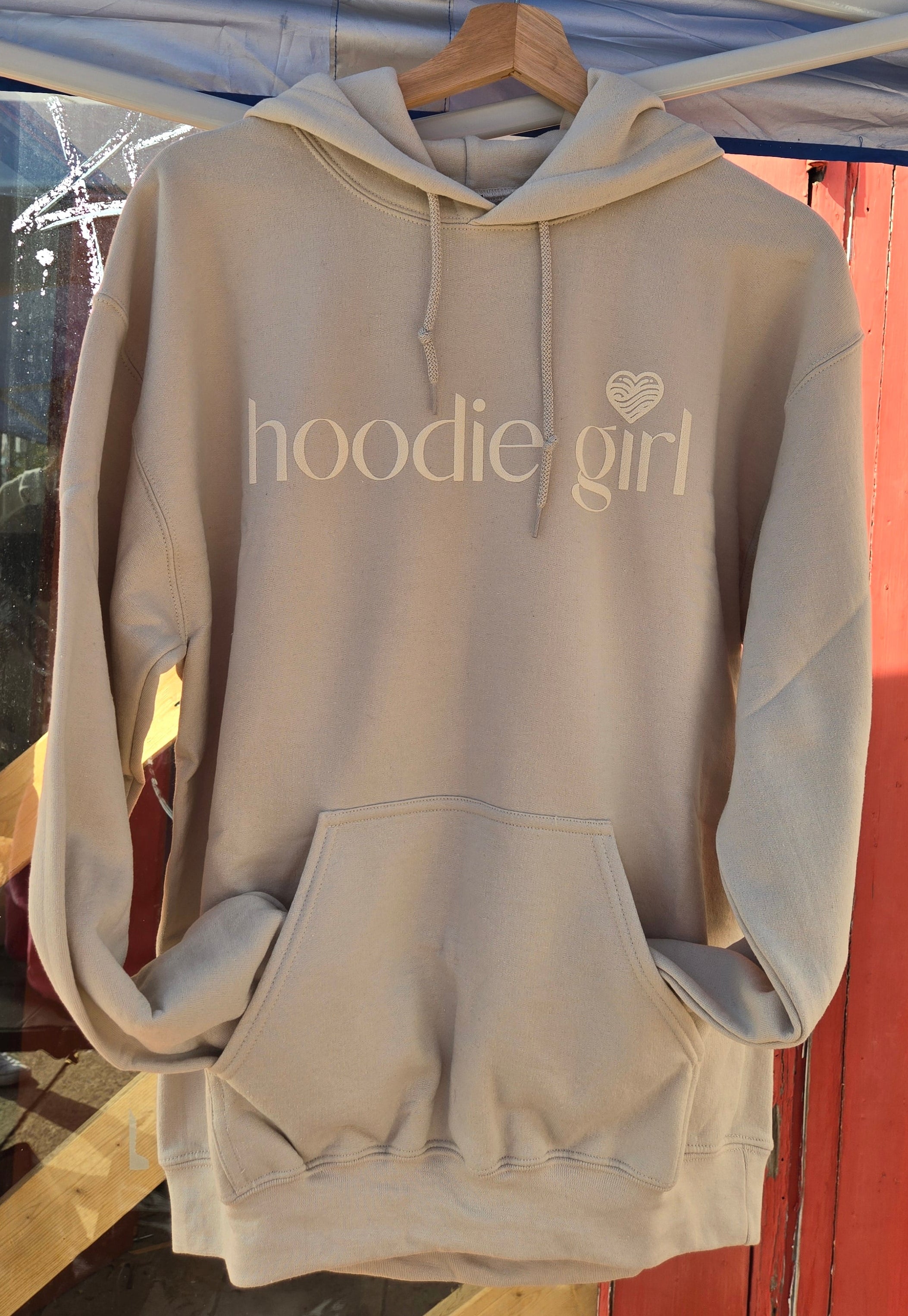Signature Unisex Hooded Sweatshirt - Oatmeal/Cream